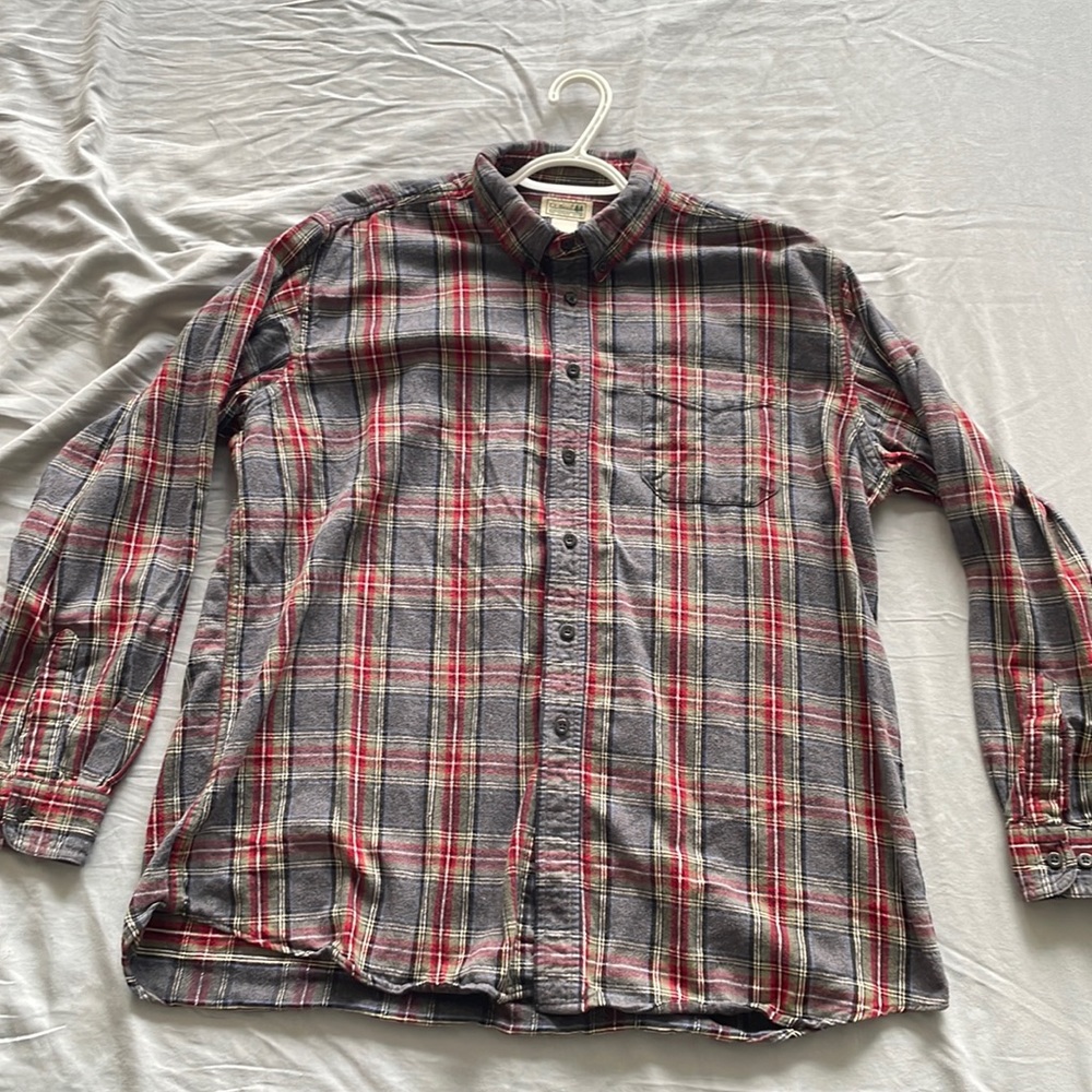 l.L. Bean 100% Cotton Flannel Shirt